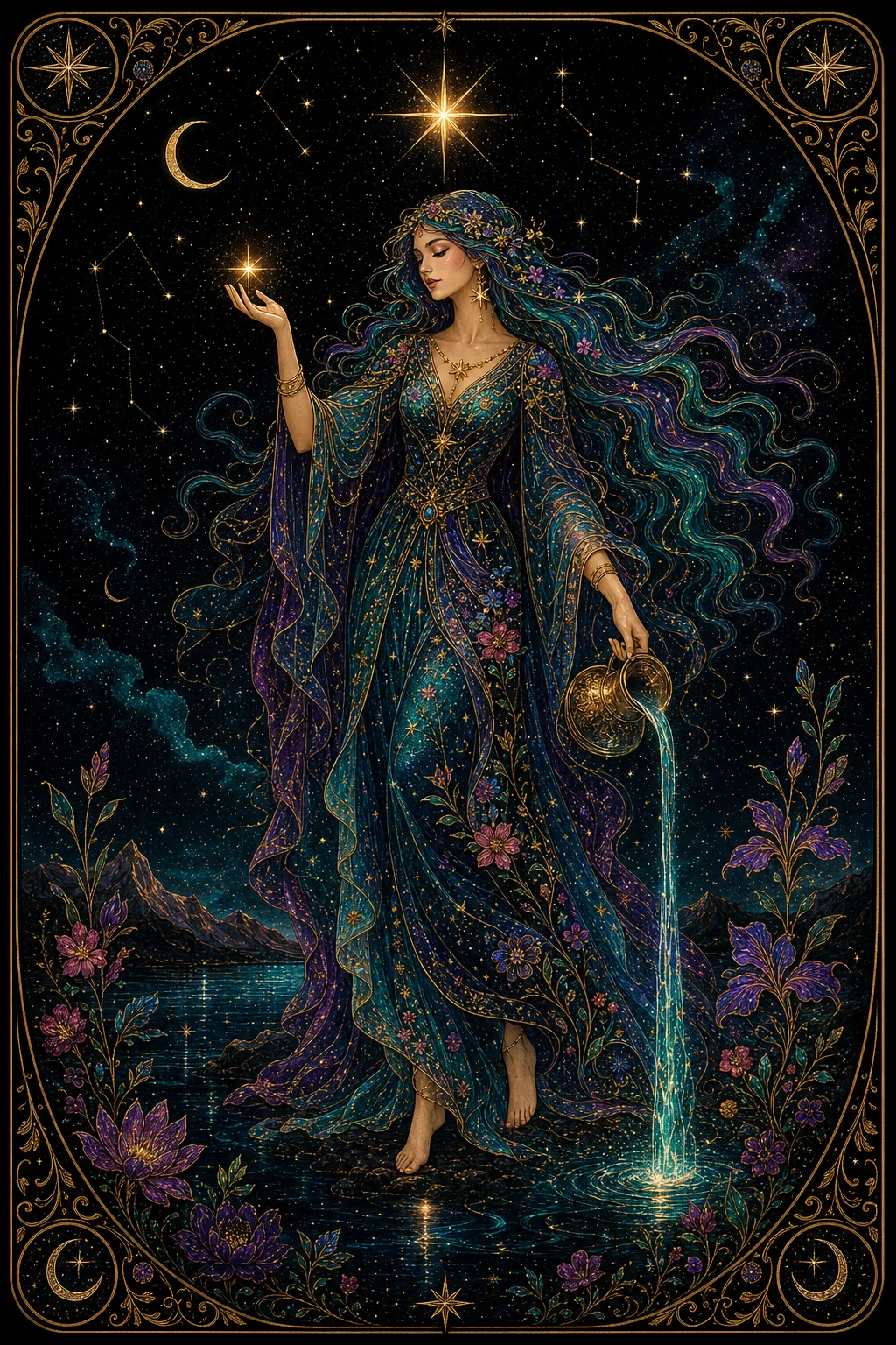 The Star tarot card artwork